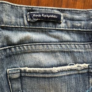 Vintage  Rock & Republic acid washed bootcut jeans